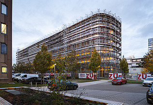 Außenansicht im Campus der Ed. Züblin AG auf das Z-zwo