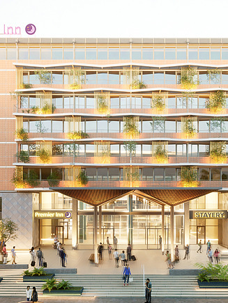 Visualisierung re:o Berlin Fassade