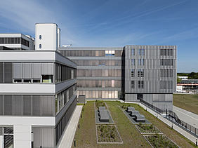UHG Bielefeld Innenhofansicht Begrünung