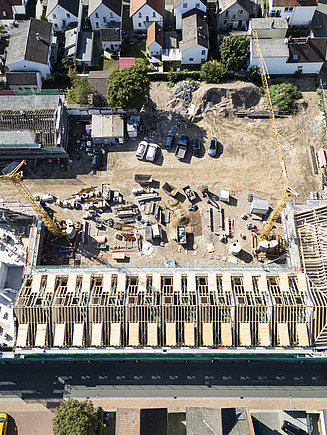 Drohnen Aufnahme von oben