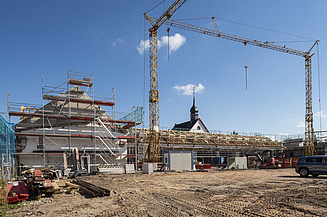 Die Seidelsche Höfe, Fassaden und Fenster im Umbau