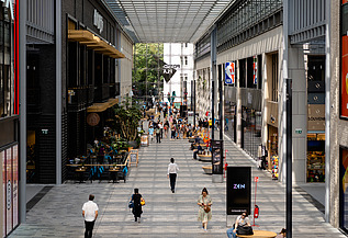 Zu sehen ist die Hausfassade des Bauen im Bestand-Projektes Bienenkorbhaus in Frankfurt