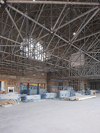 Zu sehen ist der Bonatzbau des Bauen im Bestand Projektes Stuttgart 21 / Bonatzbau