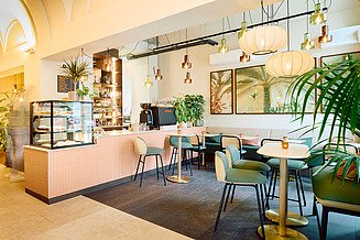 Foto vom Cafe in der Praterstraße