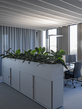 Einblick in die Büros des Z2 Gebäudes