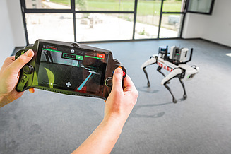 Roboterhund Vermessung Bauen im Bestand