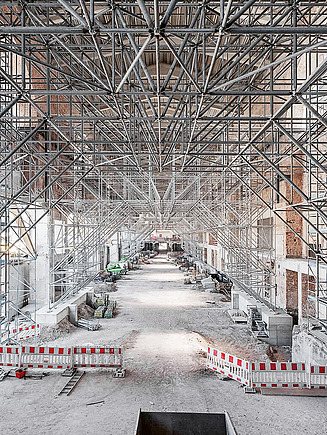 Zu sehen ist der Bonatzbau des Bauen im Bestand Projektes Stuttgart 21