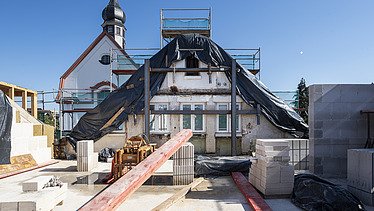 Seidelsche Höfe außenansicht auf das Dach